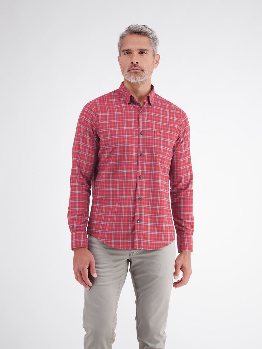 Langarmhemd - Button Down