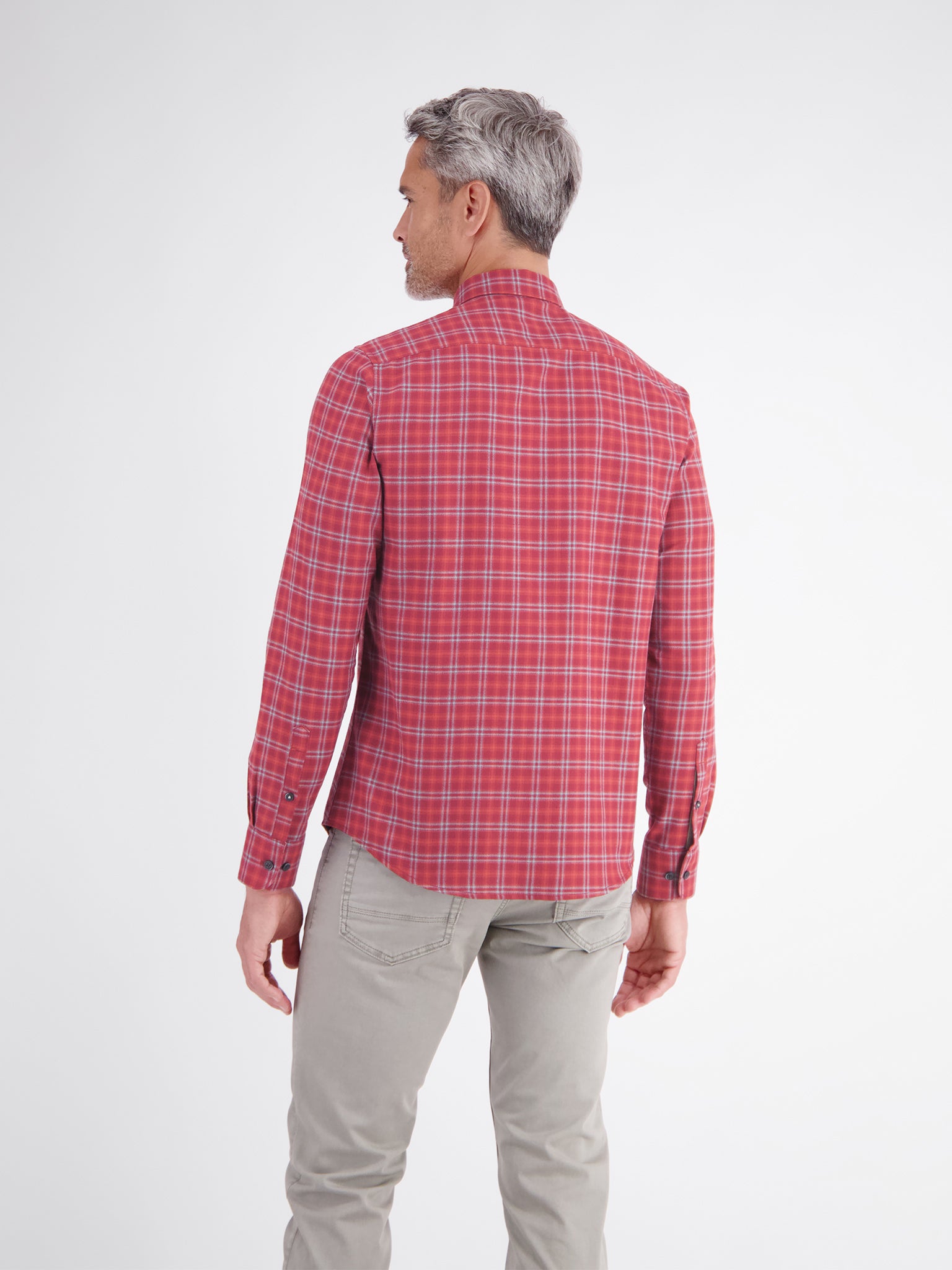 Langarmhemd - Button Down