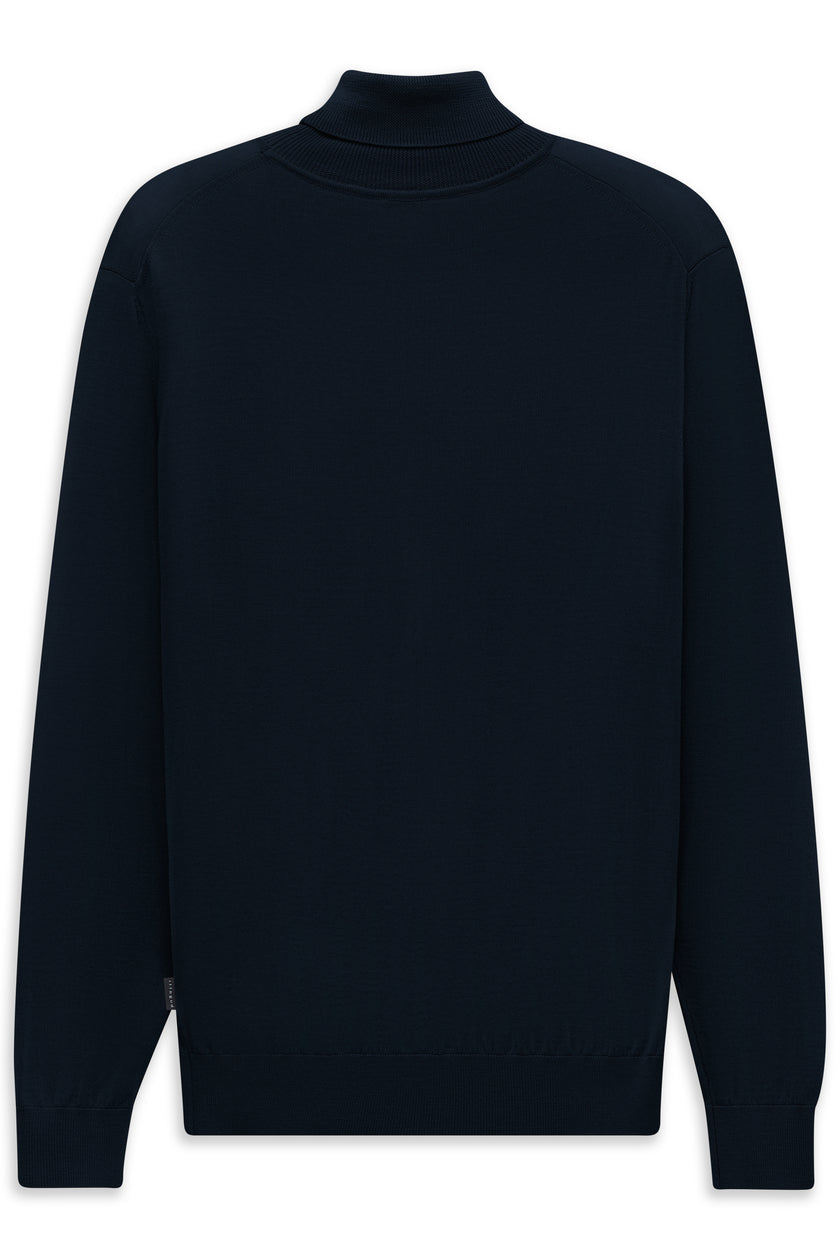 Rollkragenpullover - Feinstrick