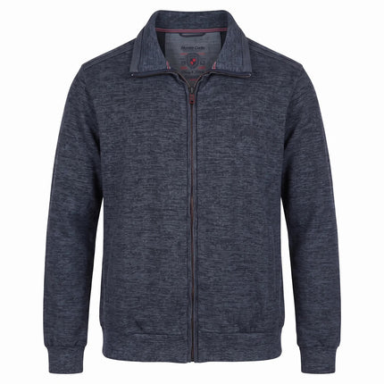 Sweatjacke - Troyerkragen