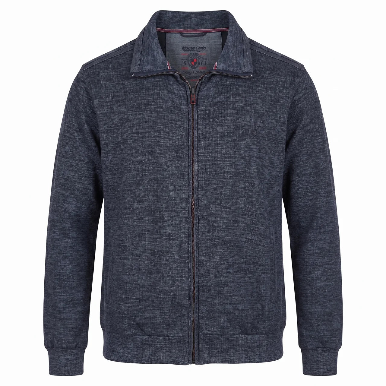 Sweatjacke - Troyerkragen