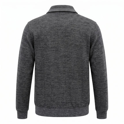 Sweatjacke - Troyerkragen