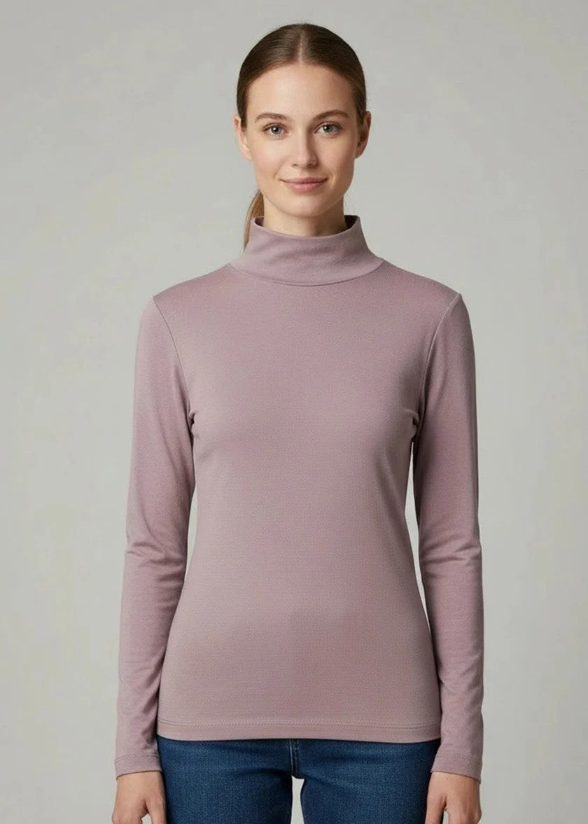 ONLINE EXCLUSIV - T-Shirt - Regular Fit - Stehkragen