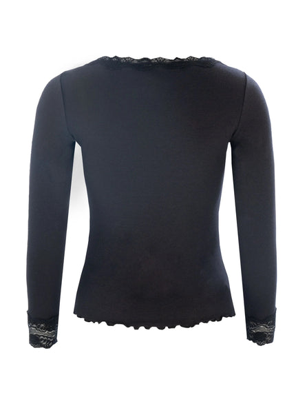 ONLINE EXCLUSIV - T-Shirt - Spitzenbesatz