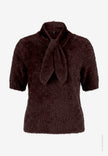 Pullover -Kurzarm - Schal