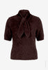 Pullover -Kurzarm - Schal