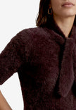 Pullover -Kurzarm - Schal