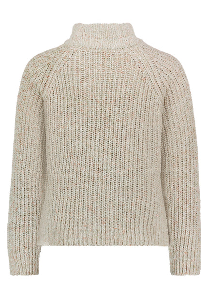 Strickpullover - Stehkragen