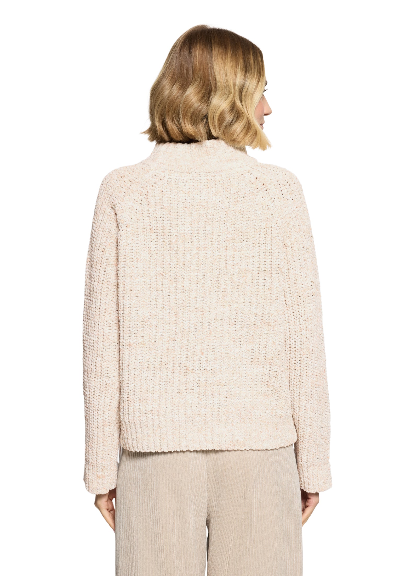 Strickpullover - Stehkragen