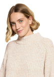 Strickpullover - Stehkragen