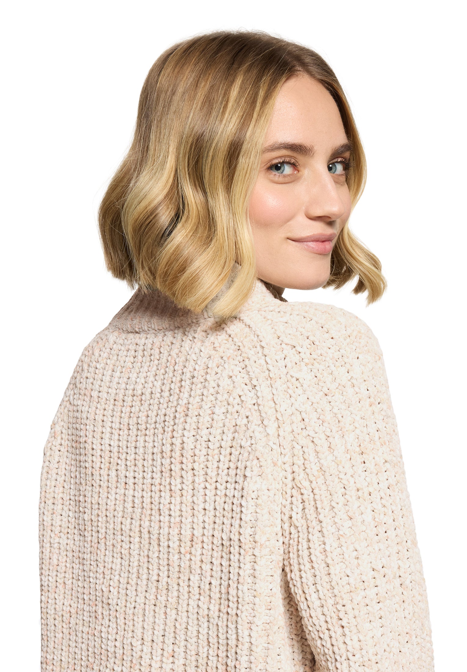 Strickpullover - Stehkragen