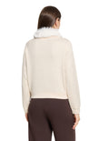 Sweatjacke - Fake Fur Kragen