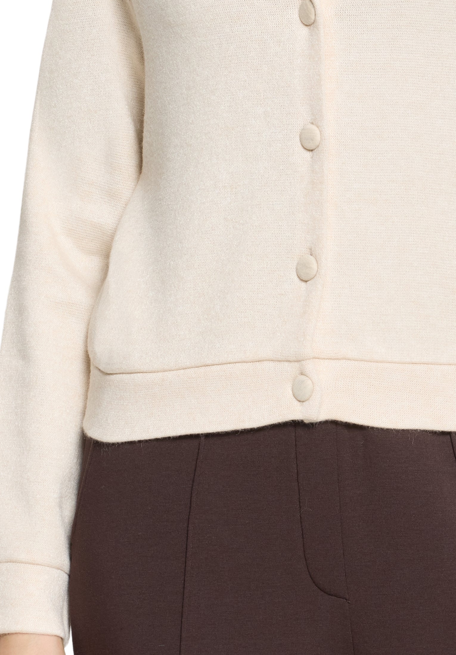 Sweatjacke - Fake Fur Kragen