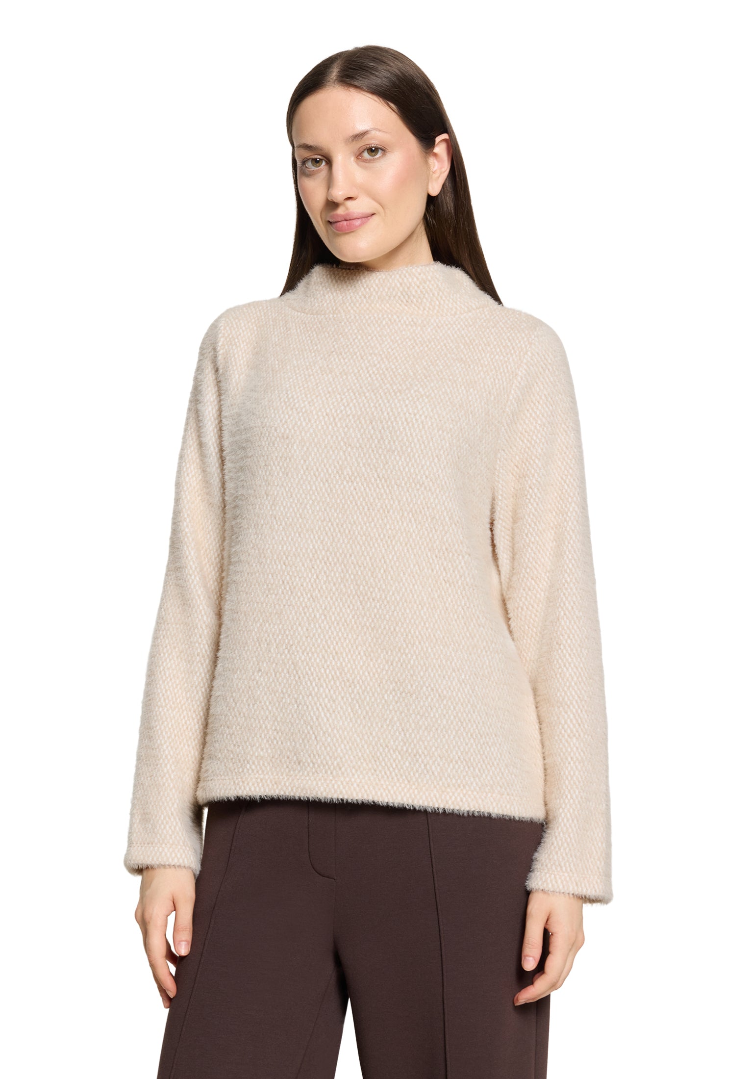 Sweatshirt - Stehkragen