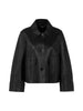 Lederjacke - Cropped