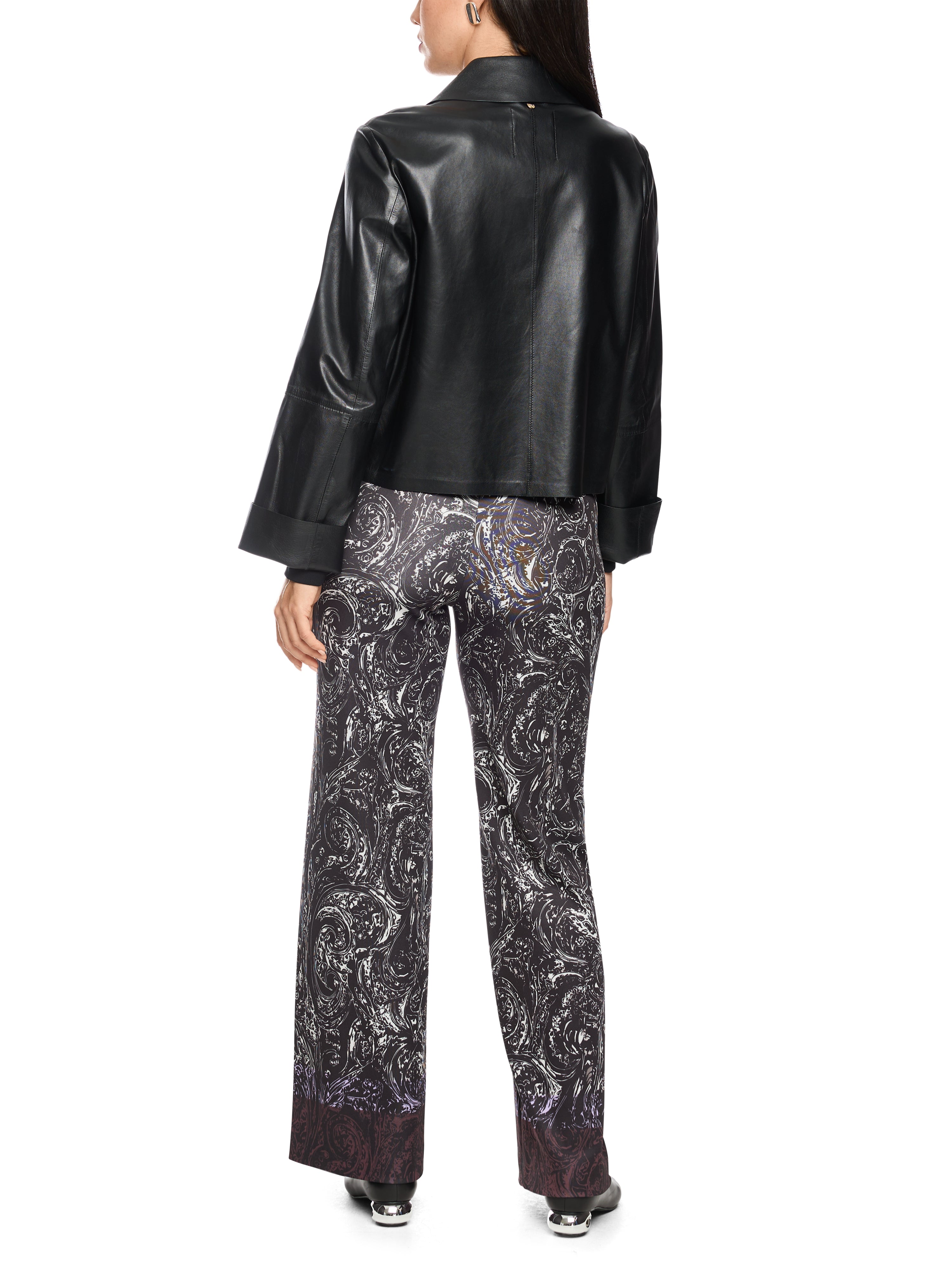 Lederjacke - Cropped