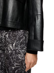 Lederjacke - Cropped