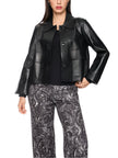 Lederjacke - Cropped