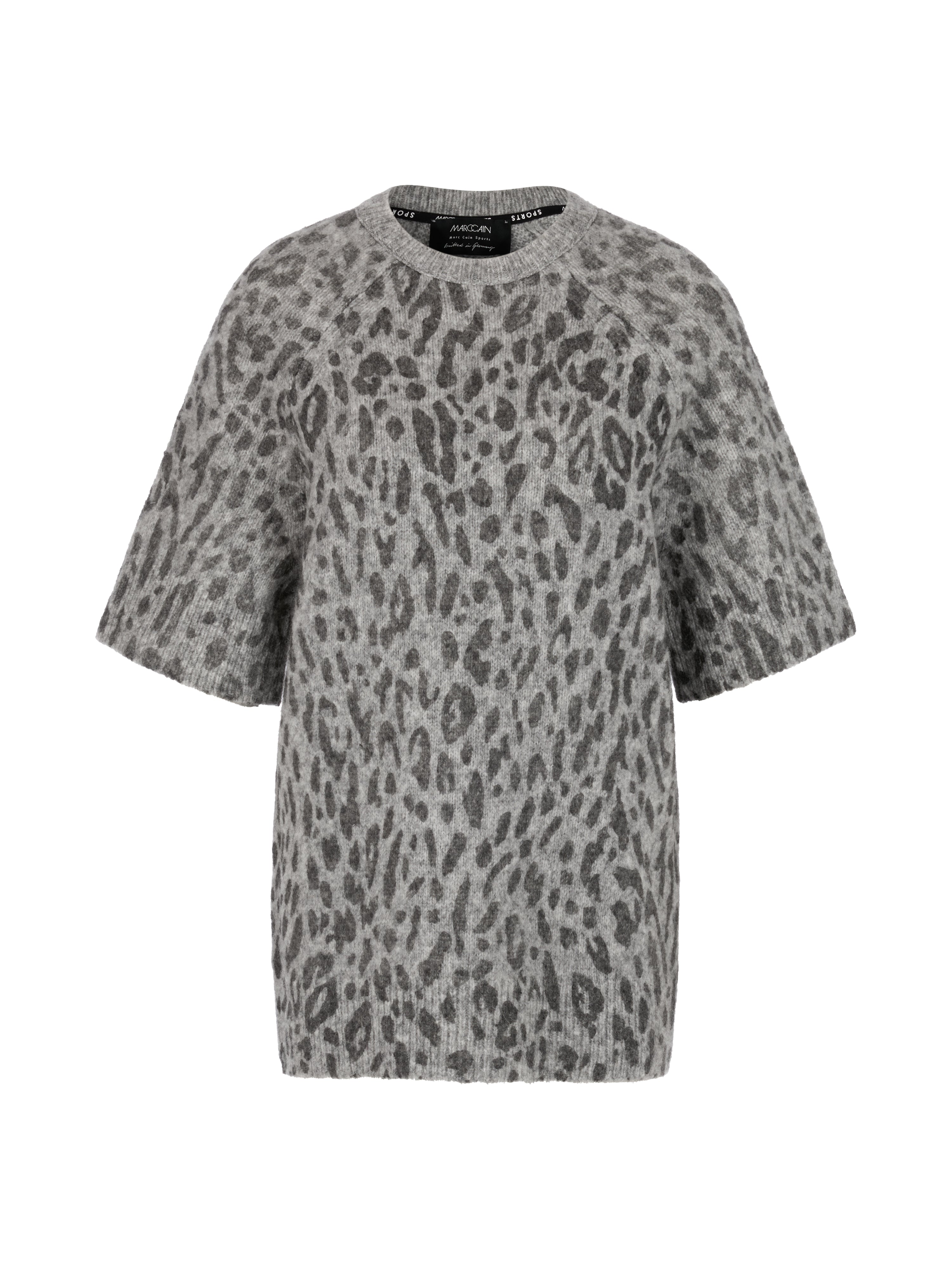 Langer Pullover - Animalprint