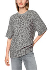 Langer Pullover - Animalprint