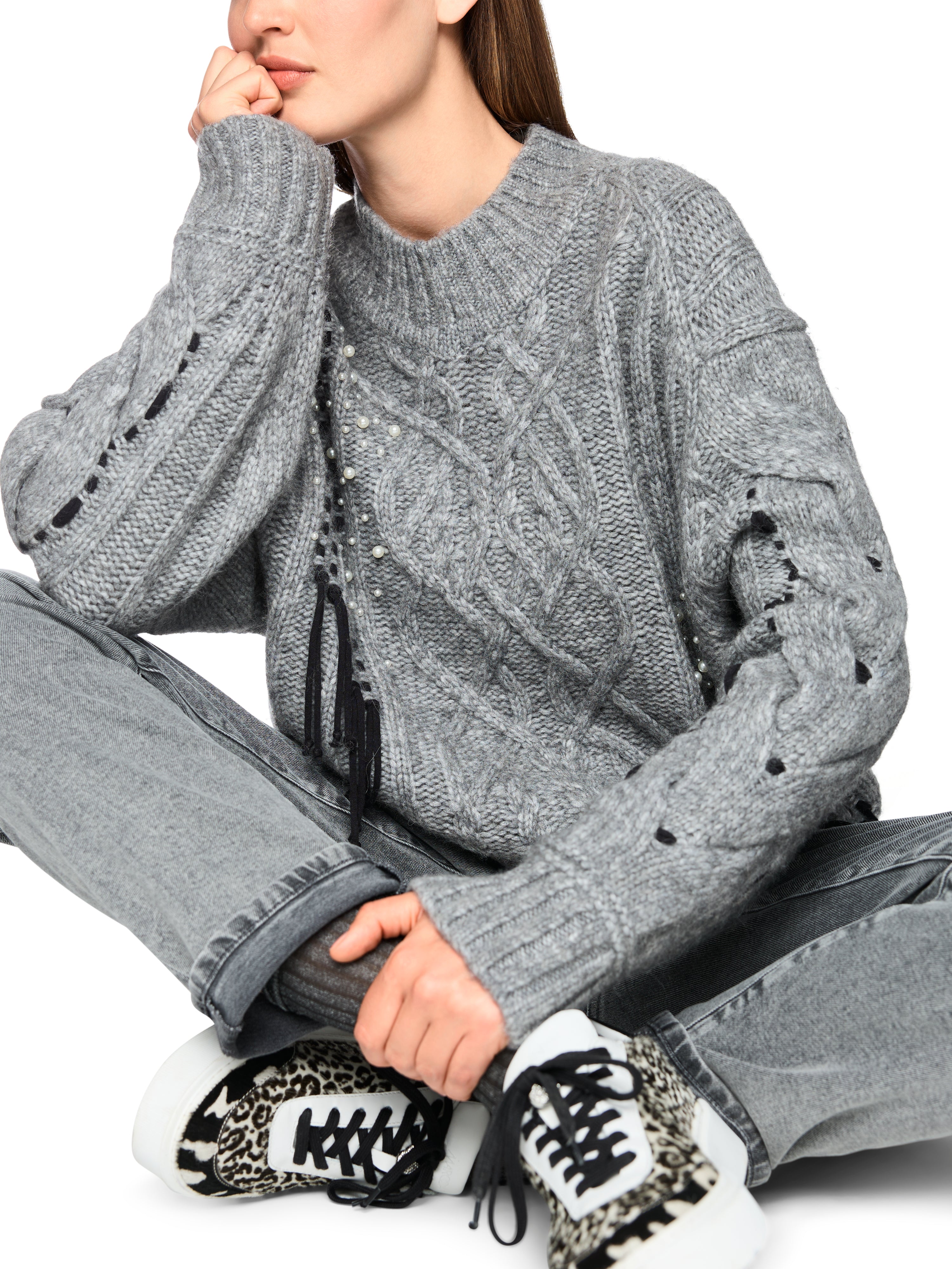Pullover - Fransen