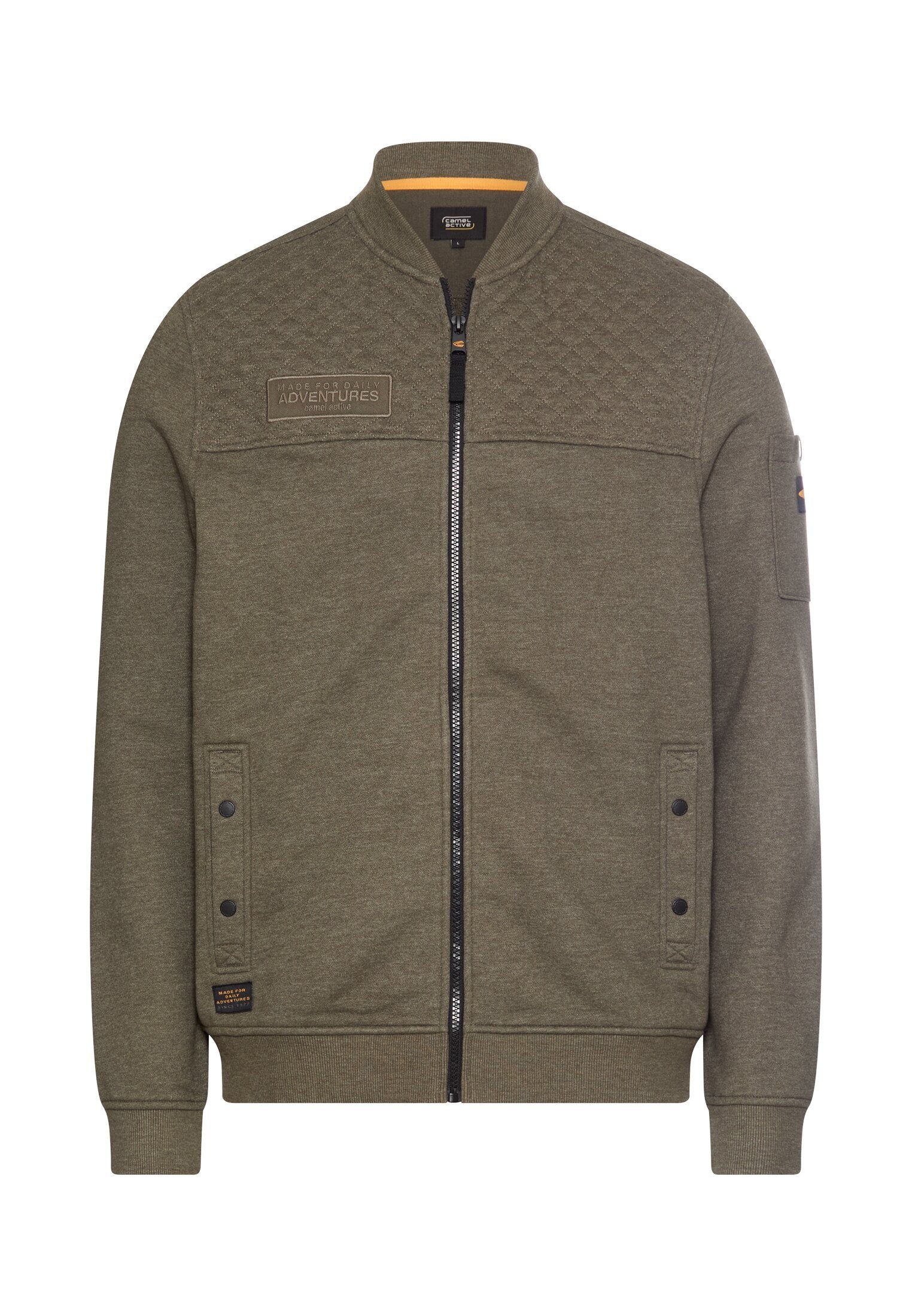 Sweatjacke - Collegekragen