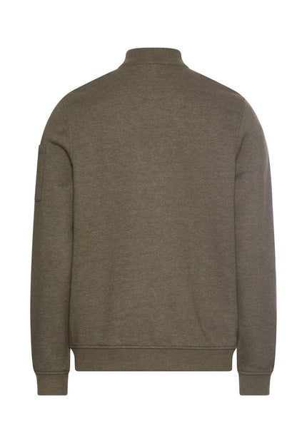 Sweatjacke - Collegekragen