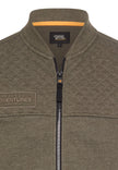 Sweatjacke - Collegekragen