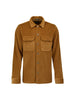 Overshirt Full Button Rib Sweat