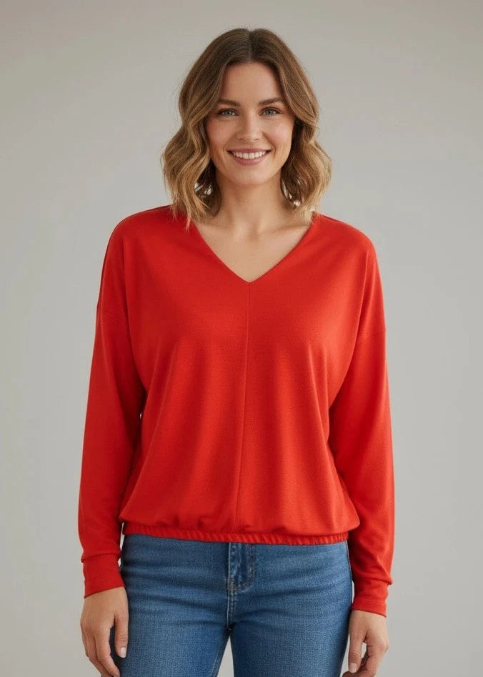ONLINE EXCLUSIV - Leichtsweatshirt - V-Ausschnitt