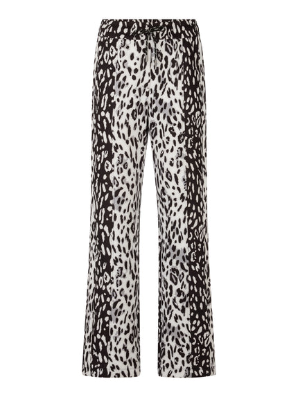 ONLINE EXKLUSIV - Stoffhose - Leo-Look