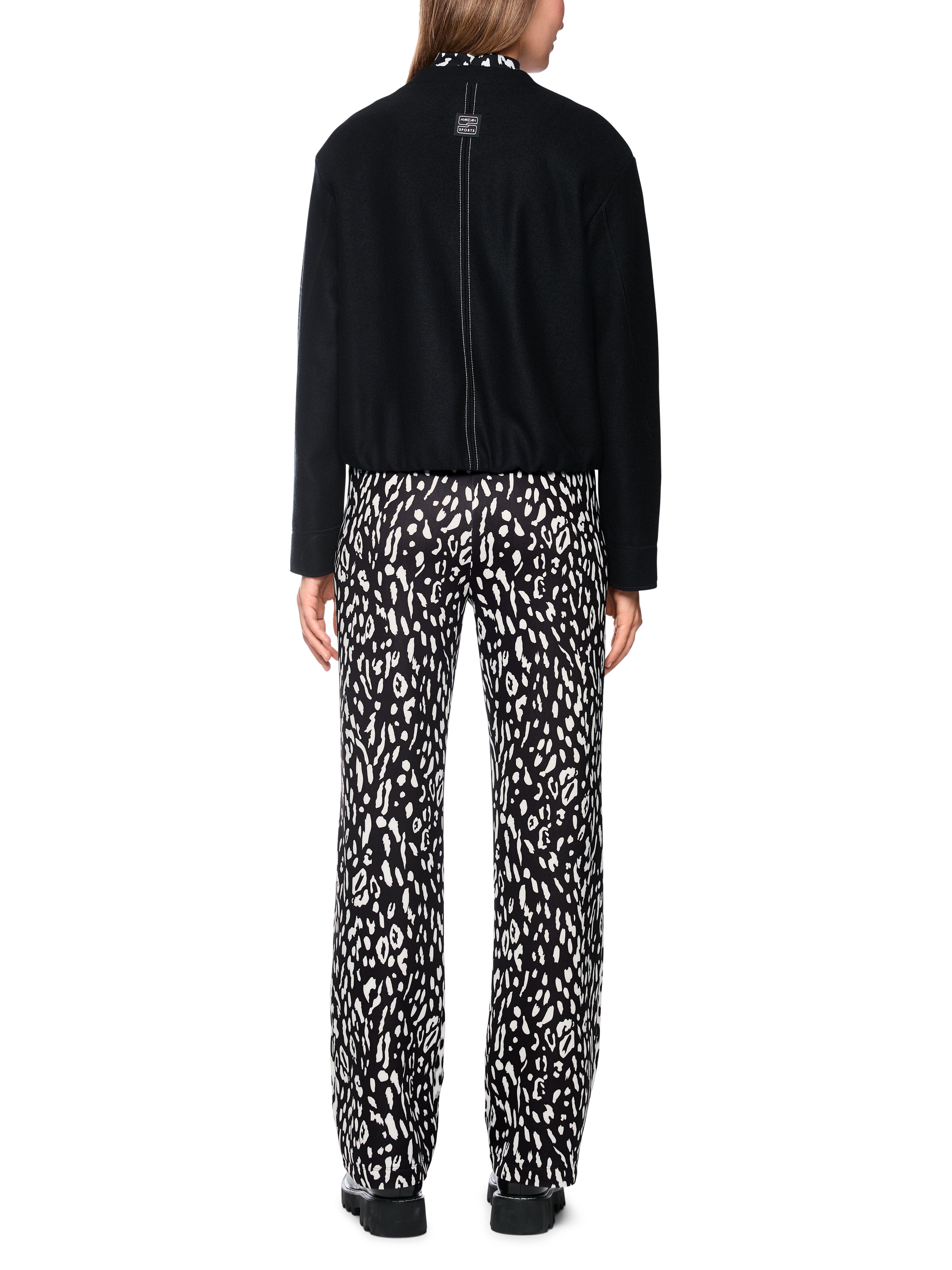 ONLINE EXKLUSIV - Stoffhose - Leo-Look