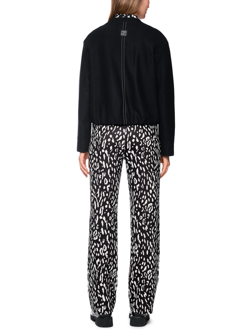 ONLINE EXKLUSIV - Stoffhose - Leo-Look