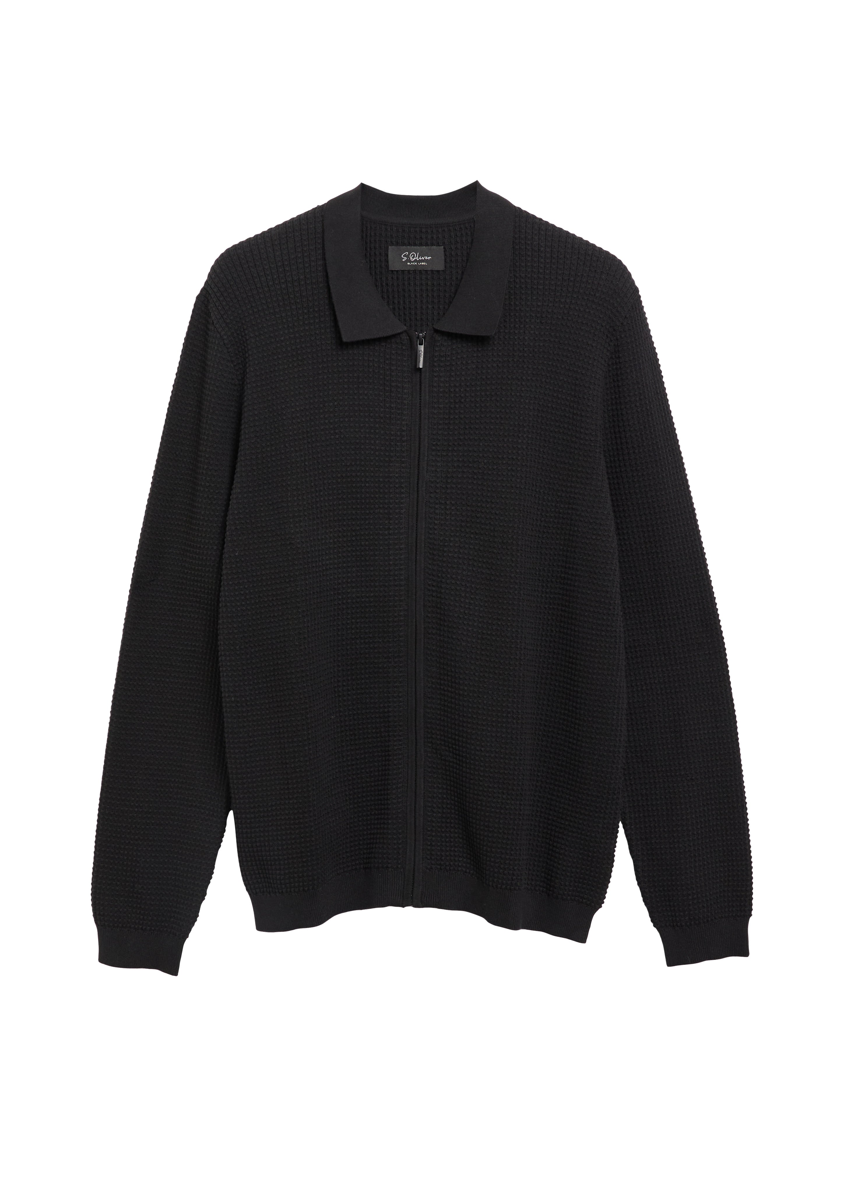 Strickjacke - Waffelstrick
