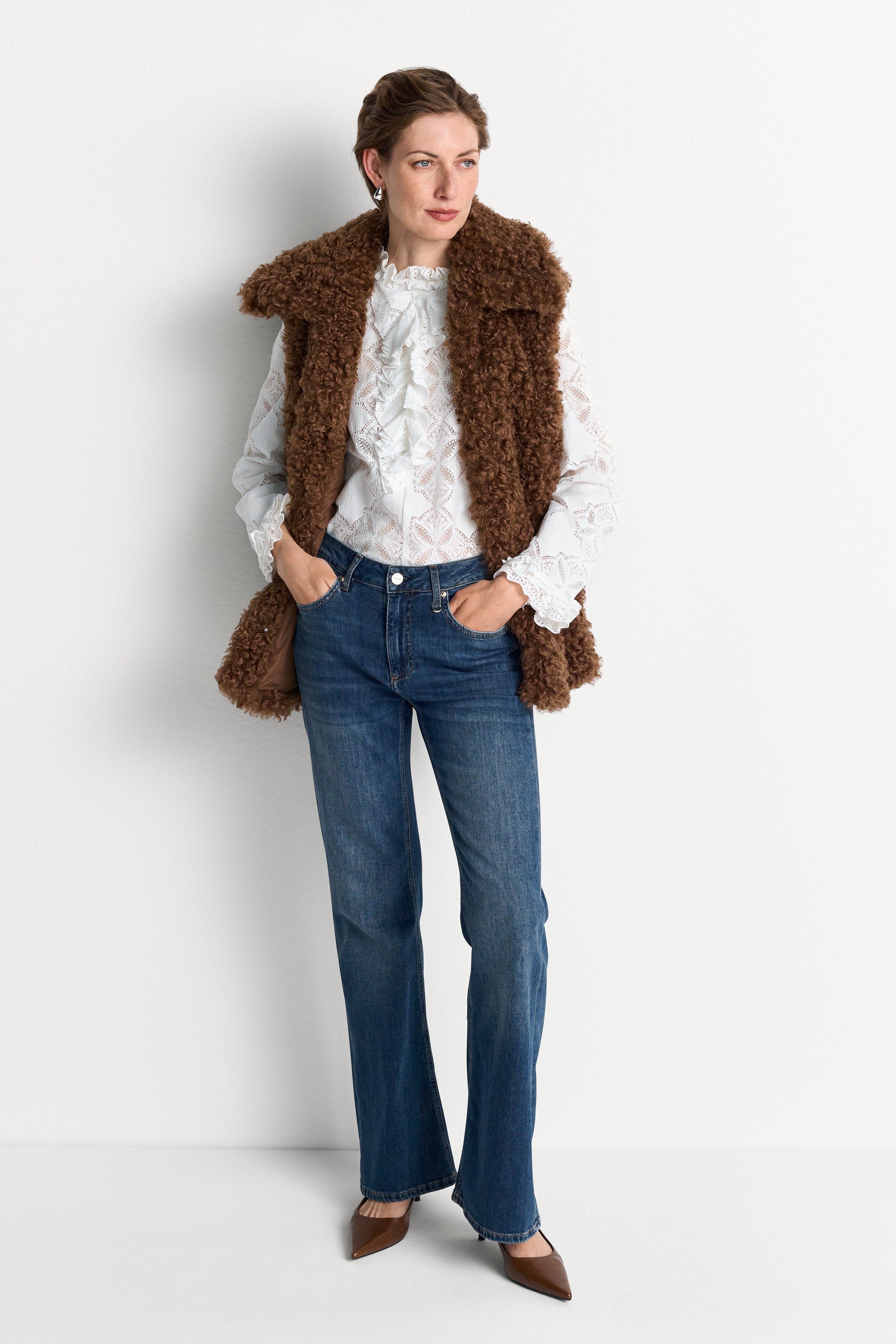 Weste - Fake Fur