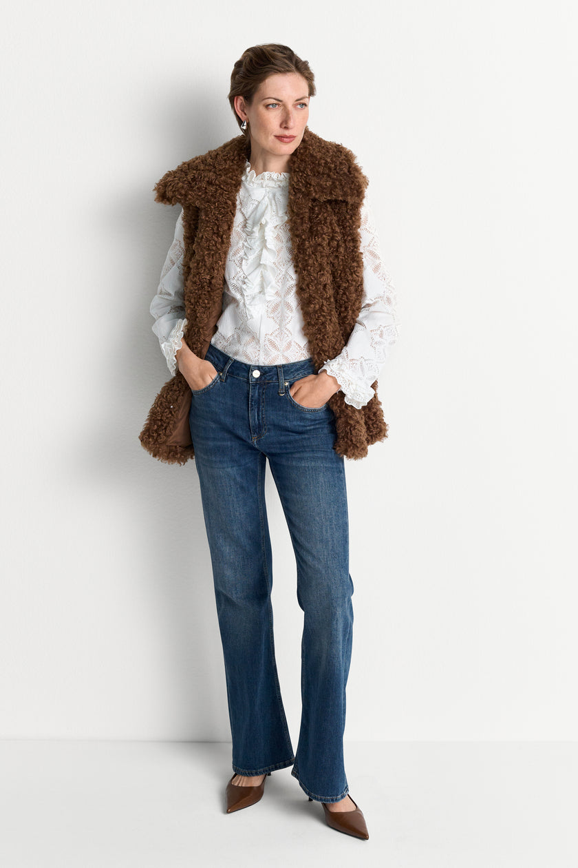 Weste - Fake Fur