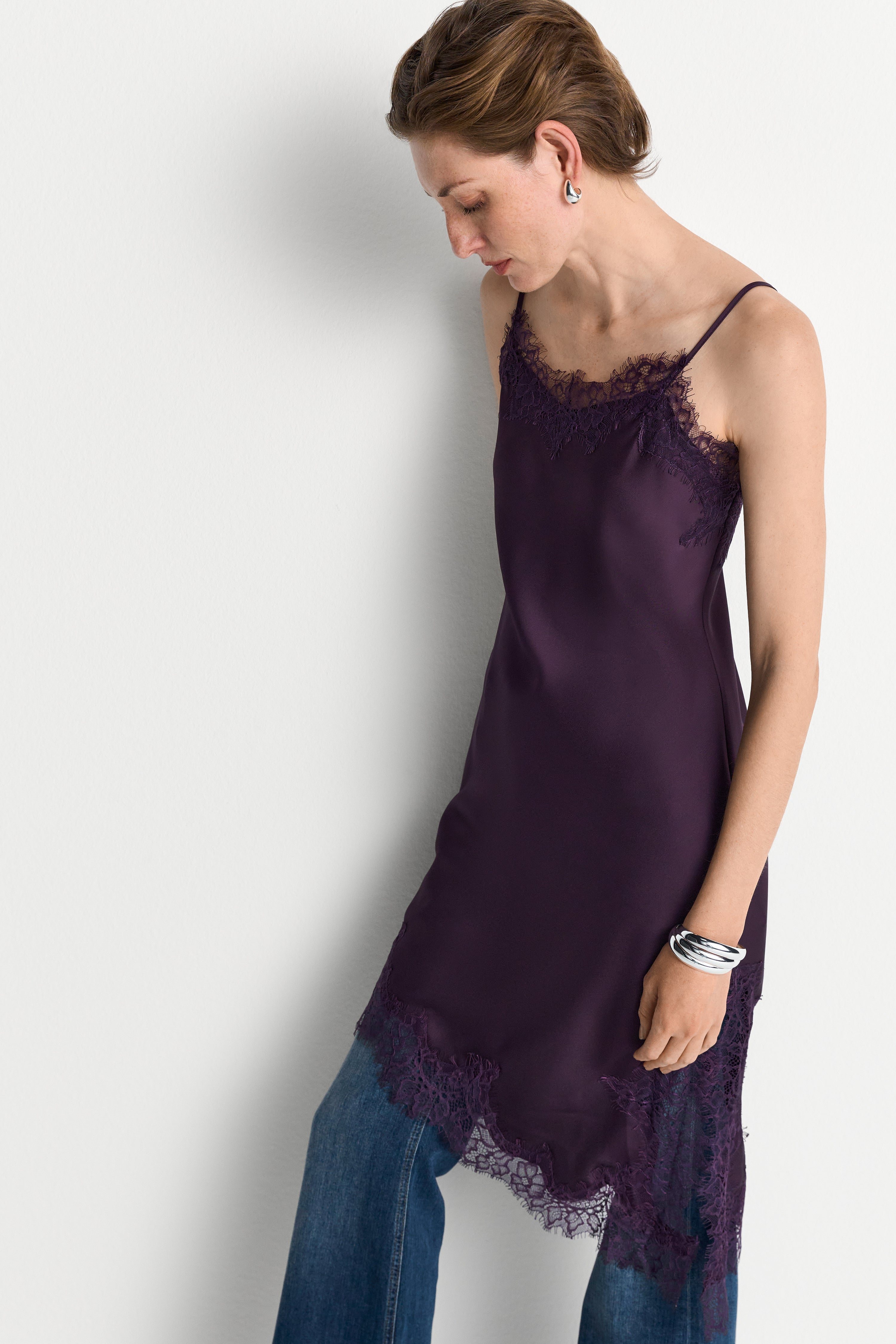 Satin Mini Dress