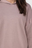 Sweatshirt - Stoffeinsatz