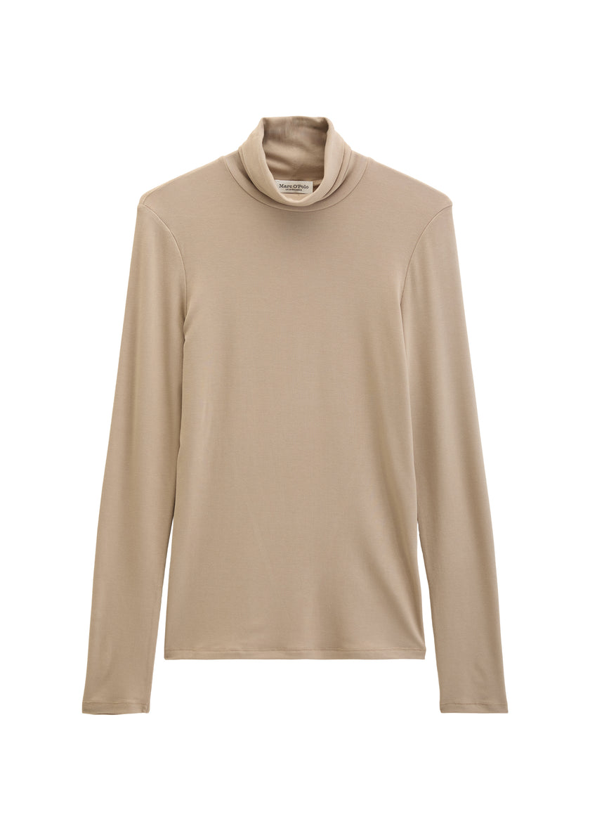 T-Shirt, LS, High Neck