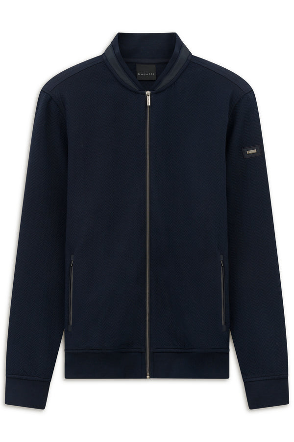 Sweatjacke - Stehkragen