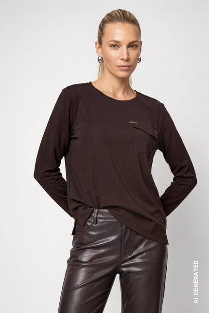 Blusenshirt - Schmuckdetails