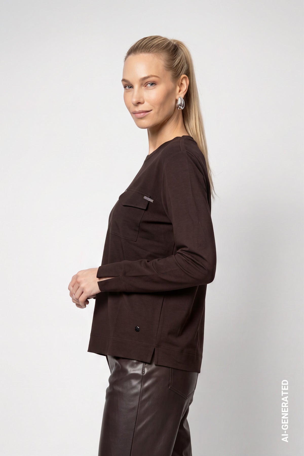 Blusenshirt - Schmuckdetails