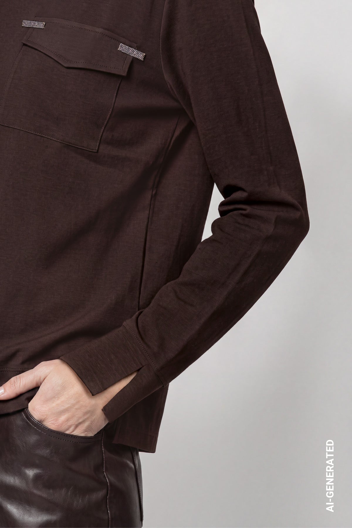 Blusenshirt - Schmuckdetails