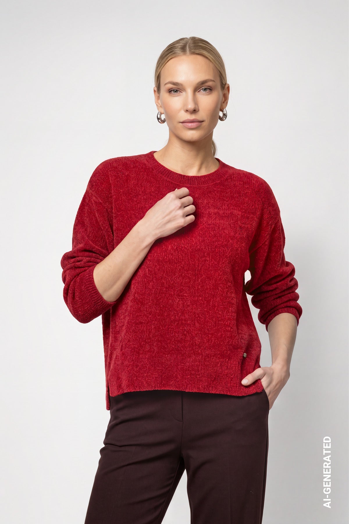 Strickpullover - Chenille