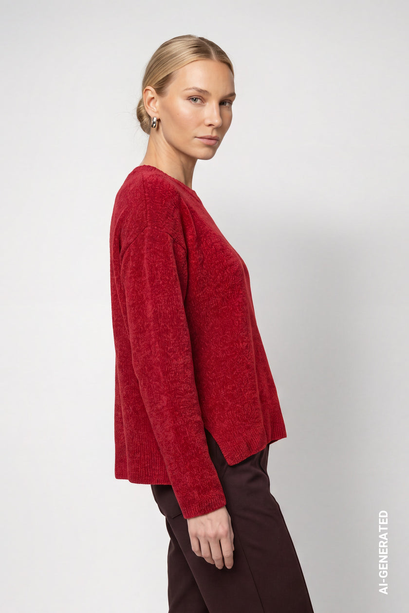 Strickpullover - Chenille