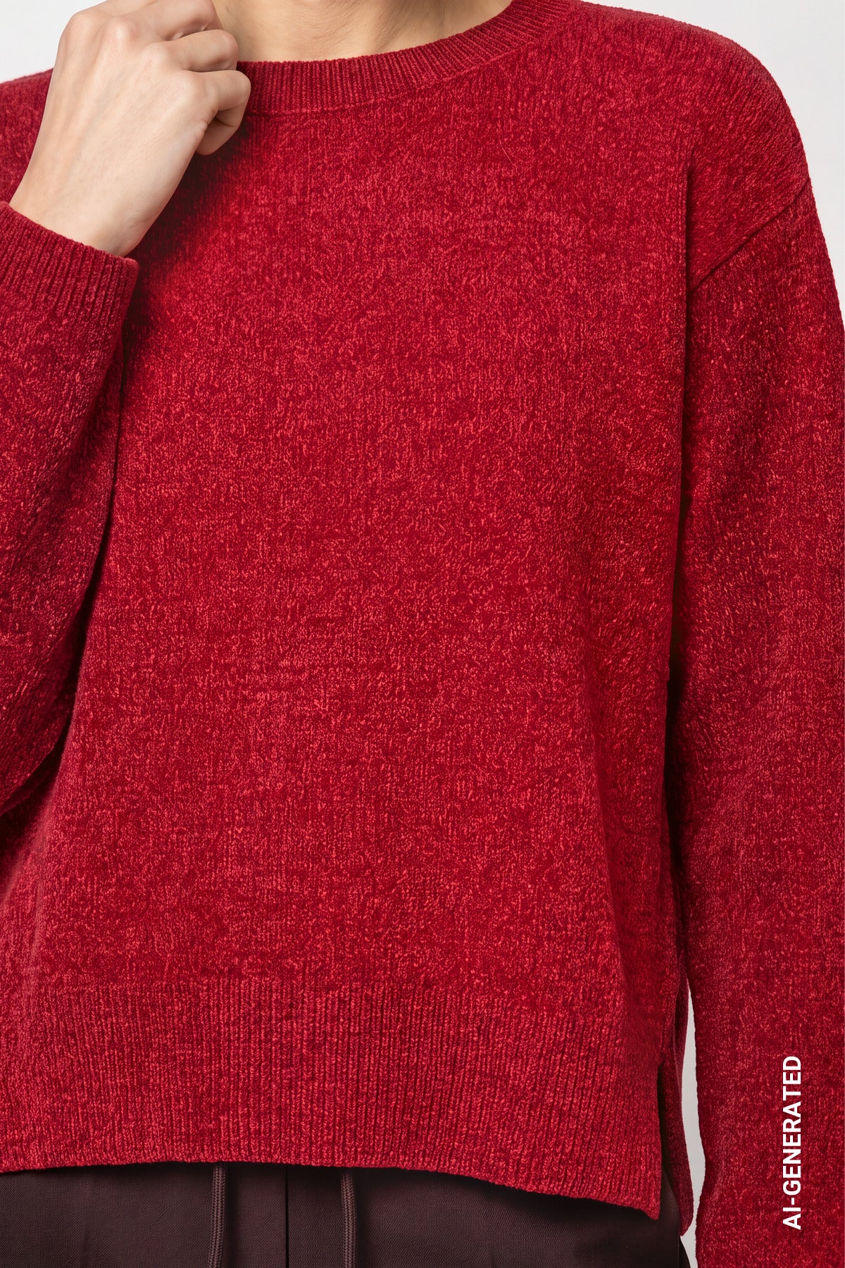 Strickpullover - Chenille