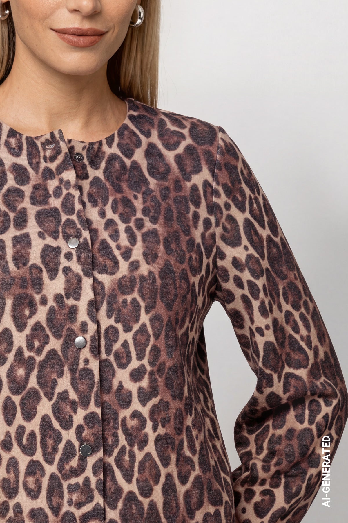 Strickjacke - Leomuster