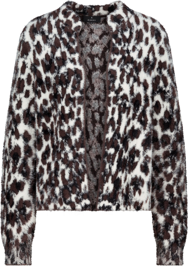 Strickjacke - Animalprint