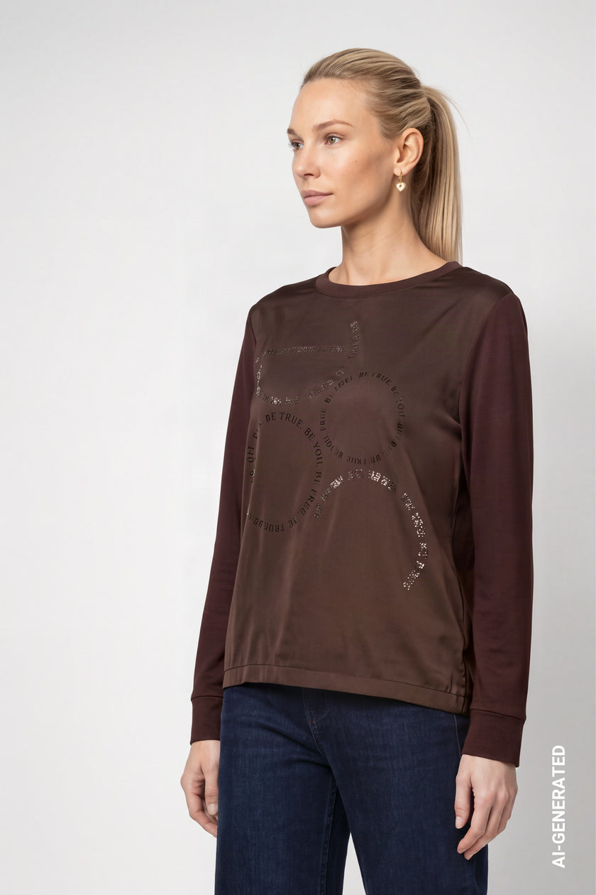 Blusenshirt - Schmuckdetails