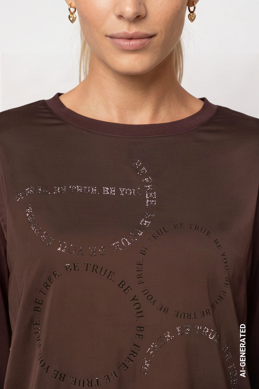 Blusenshirt - Schmuckdetails
